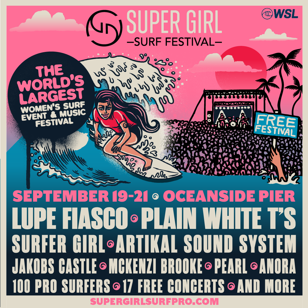 BREAKING: Turbulent Mind Sponsors Super Girl Surf Pro 2025 in Oceanside!