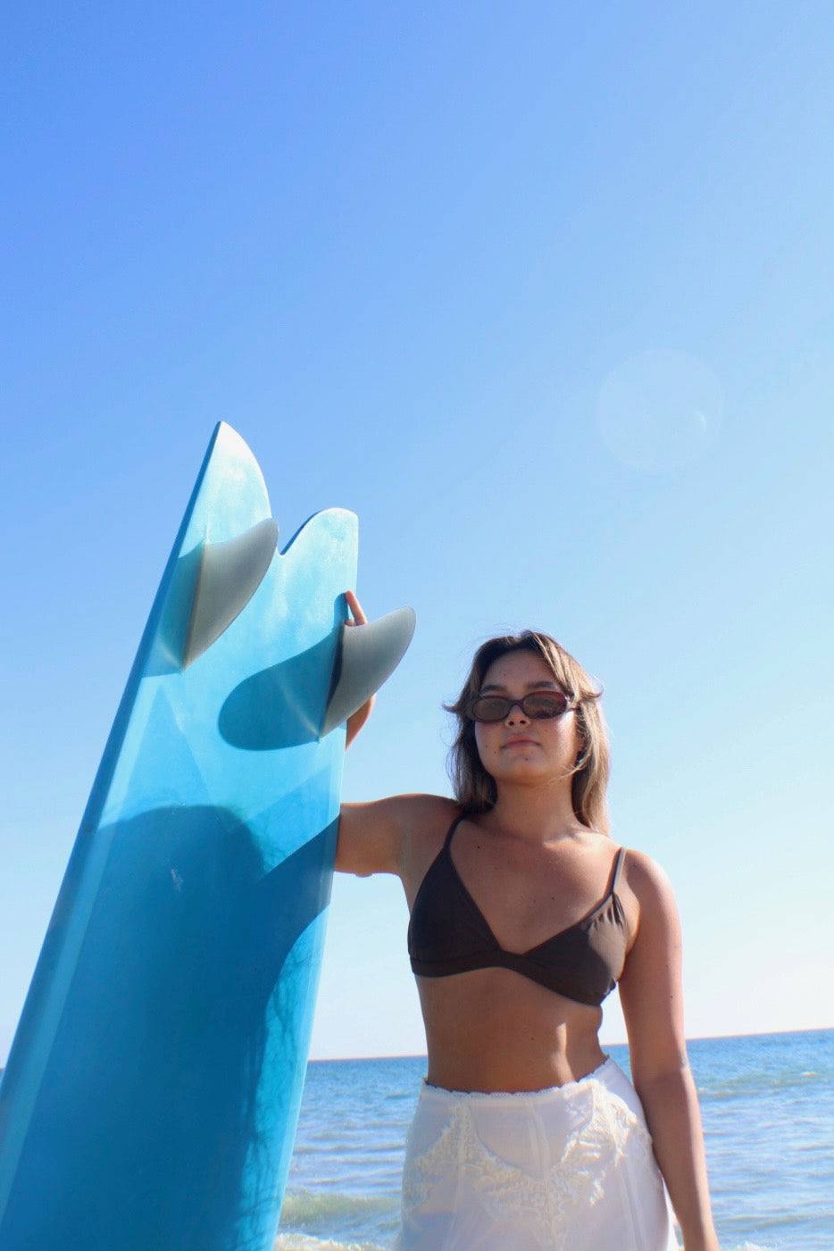 Brown Bikini Top